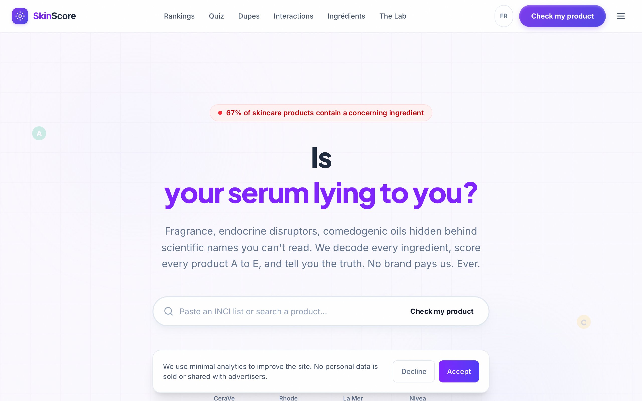 Apercu SkinScore